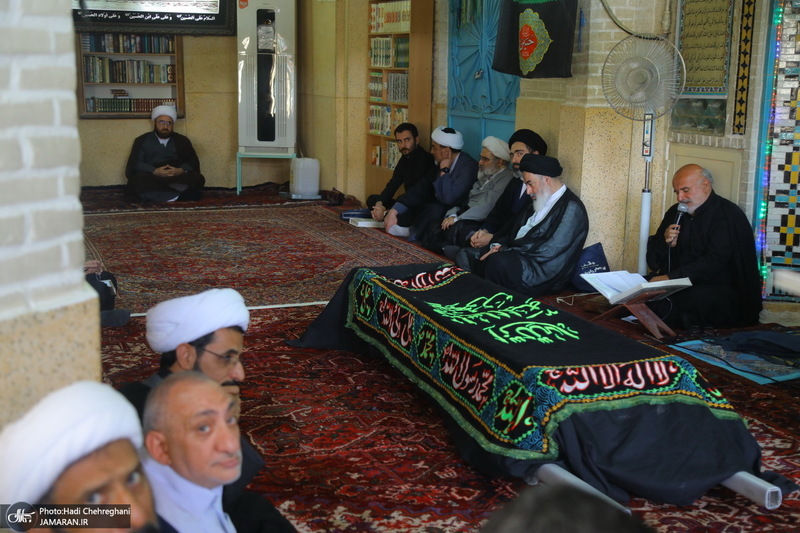 مراسم تشییع همسر مرحوم آیت الله راستی کاشانی (ره)