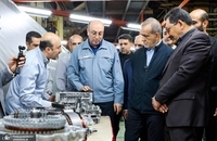 بازدید پزشکیان از خط تولید خودروسازی  (6)