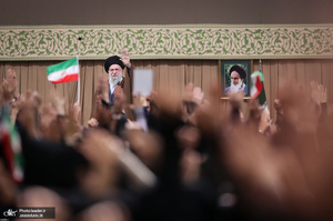 دیدار دانش‌آموزان و دانشجویان با رهبر معظم انقلاب