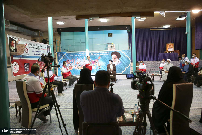 دیدار مدیران، کارکنان و جوانان جمعیت هلال احمر با سید حسن خمینی