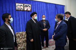 دیدار اعضای شورای عالی و هیات رئیسه سازمان نظام پرستاری با سید حسن خمینی