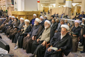 مراسم بزرگداشت شهید علی لاریجانی در حرم حضرت معصومه (س)