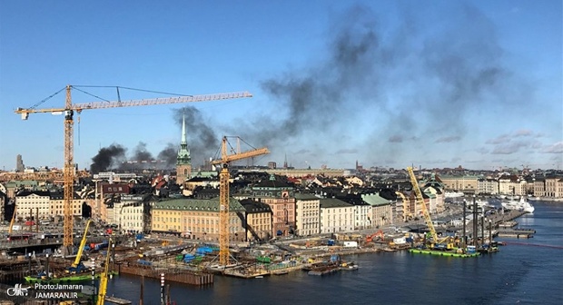 وقوع انفجار در استکهلم سوئد+ تصاویر
