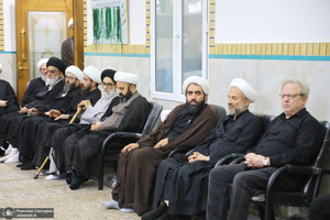 مراسم بزرگداشت برادر آیت الله فقیهی درقم