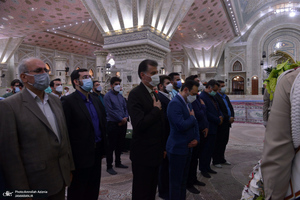 تجدید میثاق دانشجویان و برخی از اعضای جهاد دانشگاهی با آرمان های حضرت امام(س)