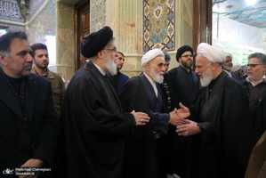 مراسم تشییع و خاکسپاری آیت الله سید هاشم رسولی محلاتی(ره) در قم