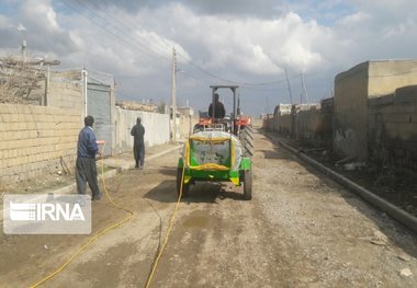 گندزدایی روستاها با نظارت کارشناسان بهداشت صورت می گیرد