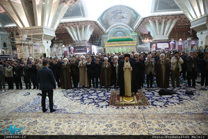 دیدار وزیر و معاونان وزارت فرهنگ و ارشاد اسلامی و جمعی از هنرمندان با سید حسن خمینی