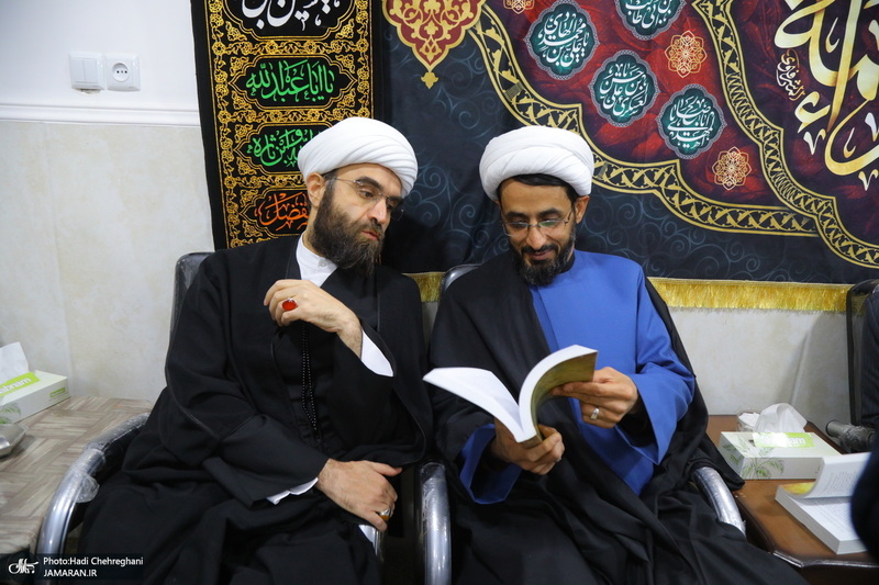 عزاداری شهادت حضرت فاطمه (س) در بیت آیت الله دوستی زنجانی‎