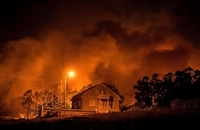 آتش‌ سوزی پرتغال و اسپانیا