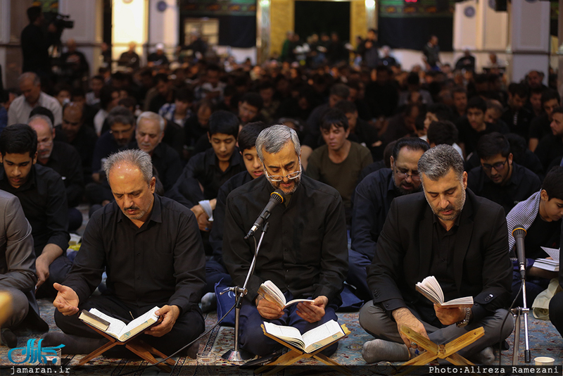 مراسم احیای شب بیست و یکم ماه مبارک رمضان در موسسه انصار الحسین(ع)