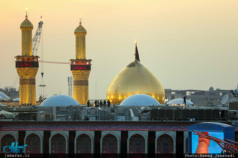 حرم مطهر امام حسین(ع) در آستانه اربعین 