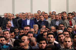 دیدار جمعی از استادان، نخبگان و پژوهشگران دانشگاه‌ها با رهبر معظم انقلاب