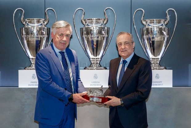 آنچلوتی: گرت بیل می می ماند، هازارد به اوج باز می گردد