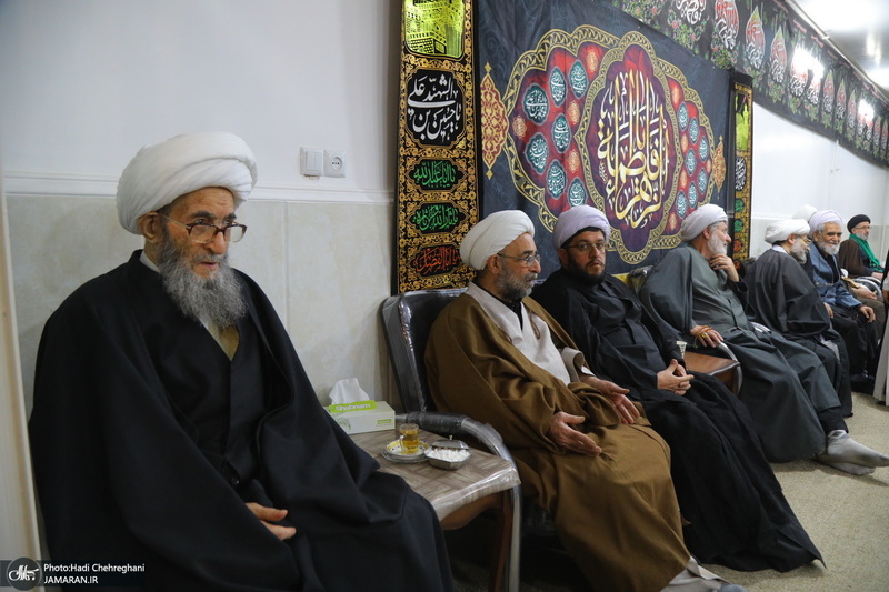 دومین شب عزاداری حضرت فاطمه (س) در بیت آیت الله دوستی زنجانی‎