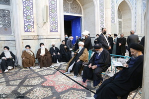 مراسم بزرگداشت آیت الله العظمی صافی گلپایگانی (ره) توسط بیت آیت الله العظمی بروجردی (ره)‎‎