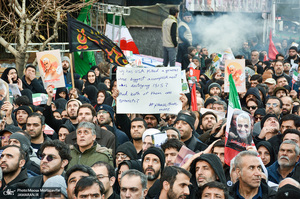  حضور میلیون ها تهرانی در تشییع پیکر مطهر سردار قاسم سلیمانی - 9 