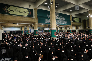 پنجمین شب مراسم عزاداری حضرت فاطمه‌ زهرا (س) در حسینیه امام خمینی