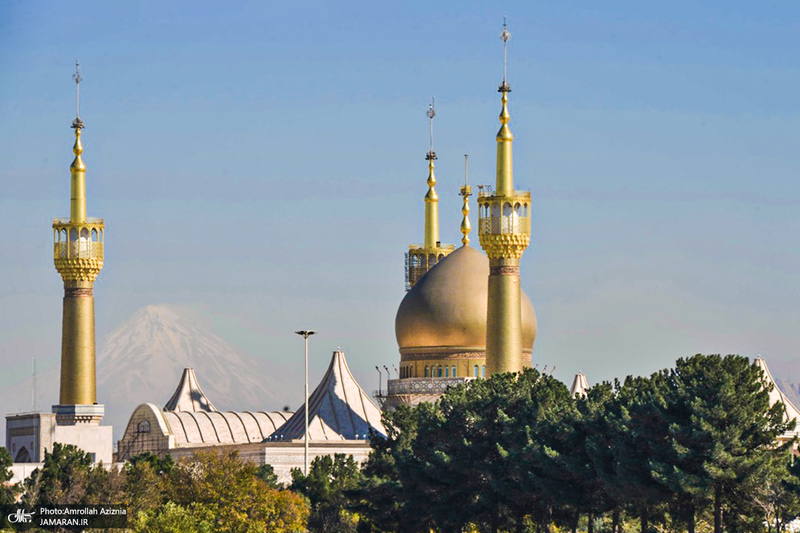تصاویری از حرم امام خمینی در روز هوای پاک تهران