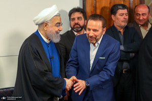 دیدار نوروزی سیاسیون با حسن روحانی