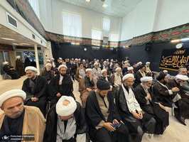 مراسم عزاداری روز تاسوعای حسینی در بیوت مراجع و علماء‎