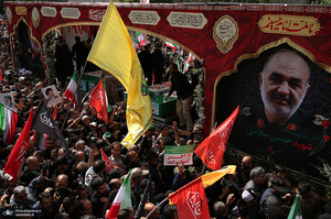 مراسم تشییع شهدای جنگ تحمیلی رژیم صهیونیستی در تهران-5