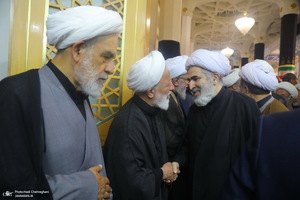 مراسم بزرگداشت رهبر شهید انقلاب در قم-۱