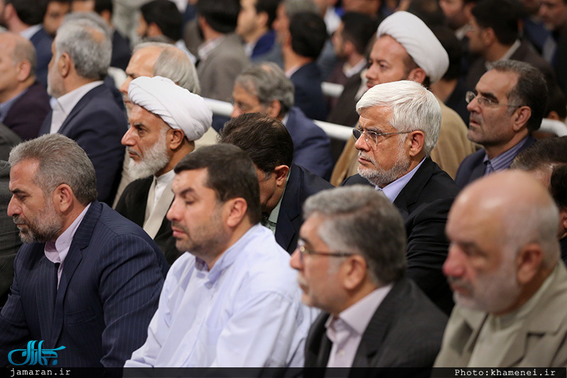 دیدار جمعی از استادان، نخبگان و پژوهشگران دانشگاه‌ها با رهبر معظم انقلاب