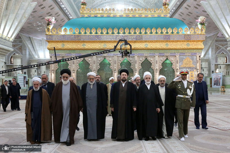 تجدید میثاق رئیس قوه قضائیه و مسئولان عالی قضایی با آرمان‌های حضرت امام خمینی (س)