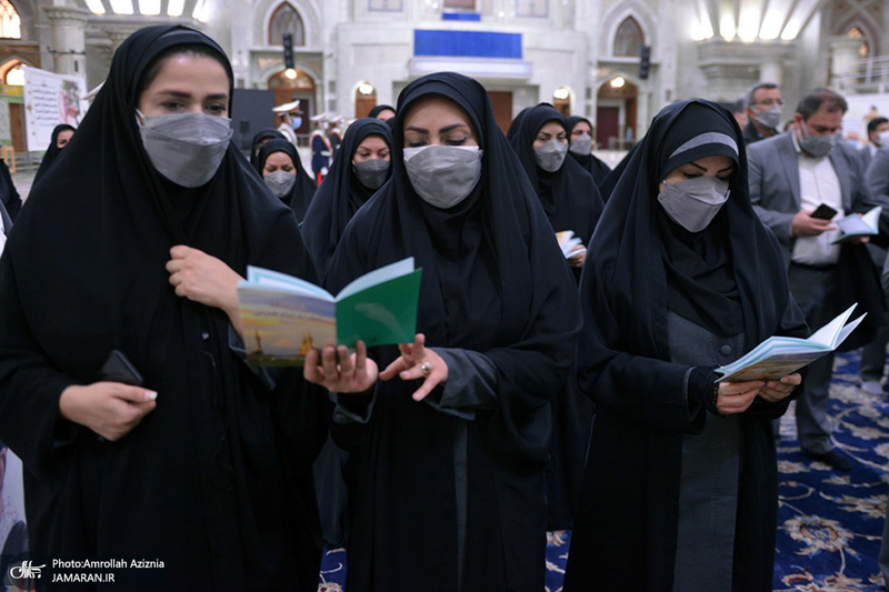 تجدید میثاق جمعی از مدیران اداره کل ثبت احوال استان تهران با آرمان های امام خمینی (س)