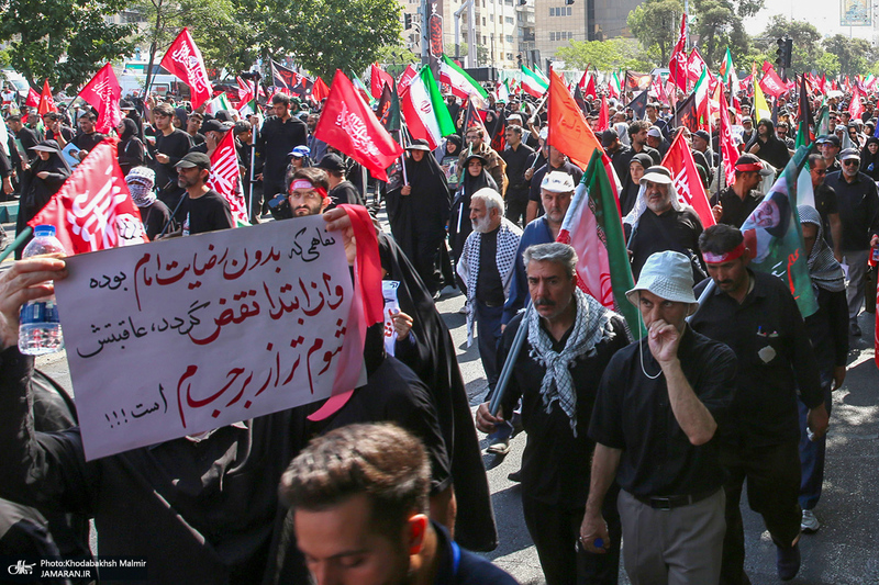 مراسم تشییع پیکر مطهر رهبر شهید انقلاب در تهران -6