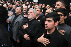 مراسم عزاداری شب شهادت حضرت زهرا (س) در حسینیه امام خمینی(ره)