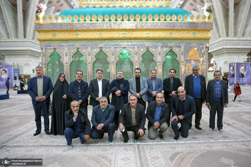 دیدار اعضای شورای مرکزی حزب اعتماد ملی با سید حسن خمینی