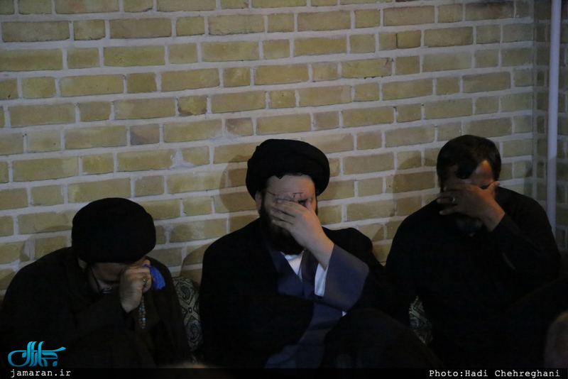 مراسم عزاداری شب شهادت امام موسی کاظم (ع) در بیت امام خمینی (ره) در قم