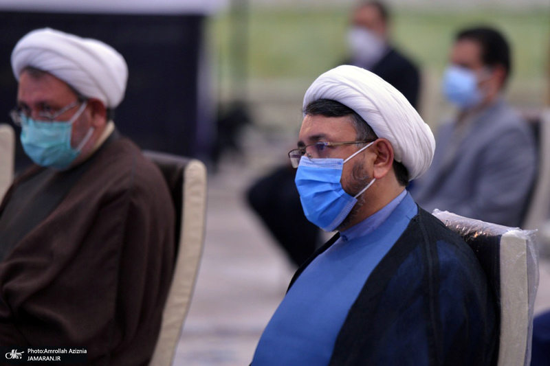 تجدید میثاق سرپرست و کارکنان موسسه تنظیم و نشر آثار امام خمینی(س) با آرمان های بنیانگذار جمهوری اسلامی