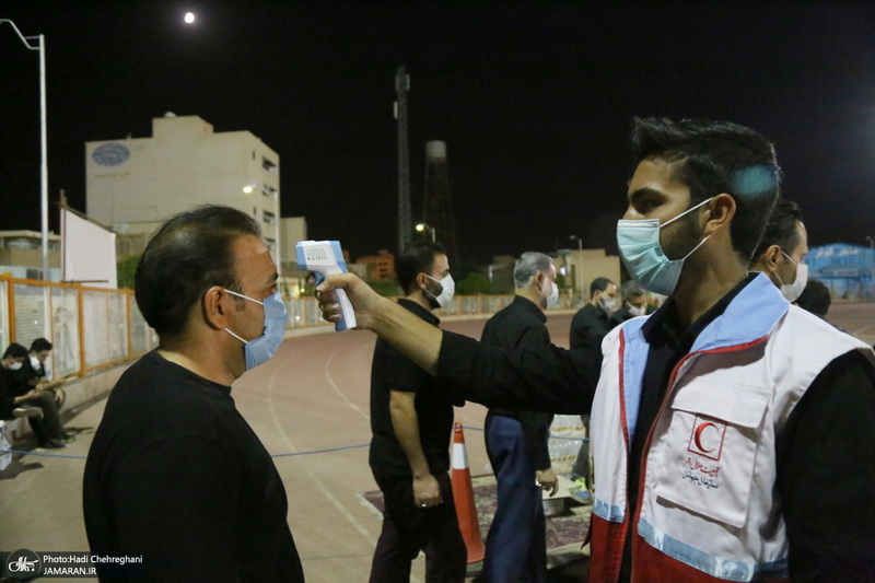 عزاداری شب تاسوعای حسینی(ع) در هیئت خادم الرضا (ع)