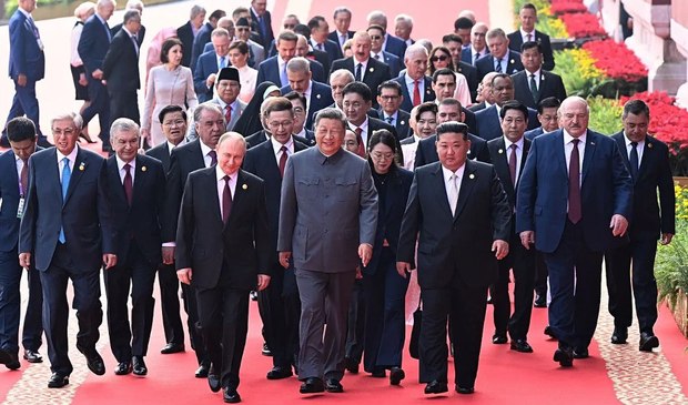 خشم اروپا از اجتماع چین، روسیه، کره شمالی و ایران در پکن