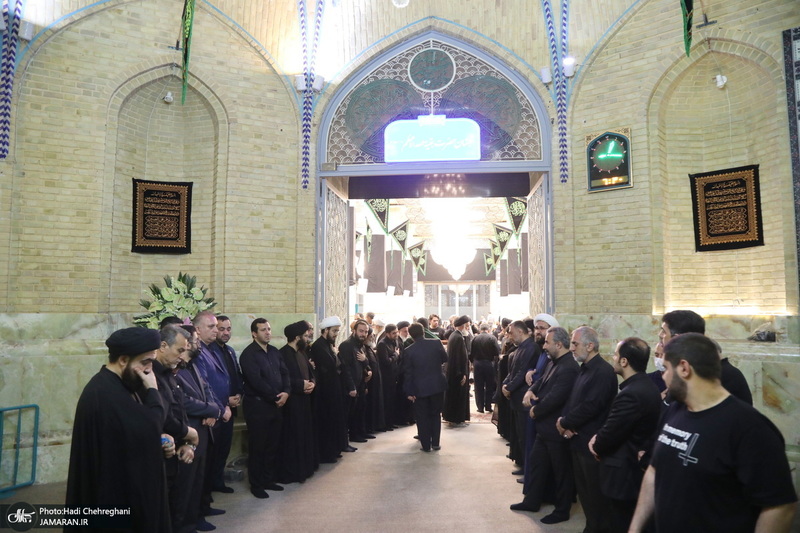 مراسم بزرگداشت مرحوم حاج محمد تقی انصاریان‎ در مسجد اعظم قم