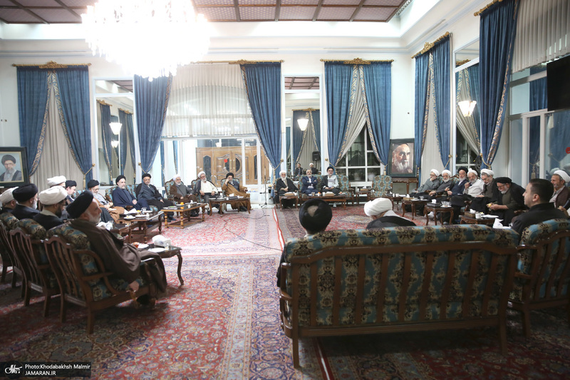 دیدار مجمع روحانیون مبارز و مجمع محققین حوزه علمیه قم با سید حسن خمینی