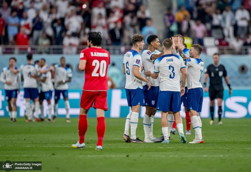 منتخب تصاویر  دیدار ایران و انگلیس در جام جهانی 2022