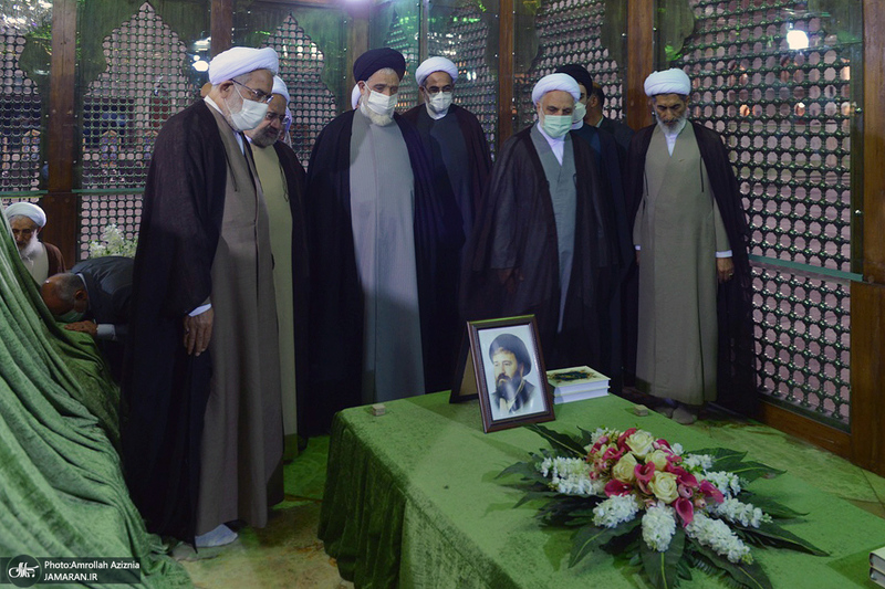 تجدید میثاق رئیس قوه قضائیه و مسئولان عالی قضایی با آرمان‌های حضرت امام خمینی (س)