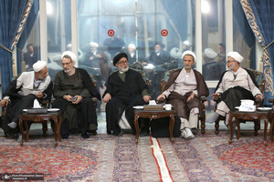 دیدار مجمع روحانیون مبارز و مجمع محققین حوزه علمیه قم با سید حسن خمینی