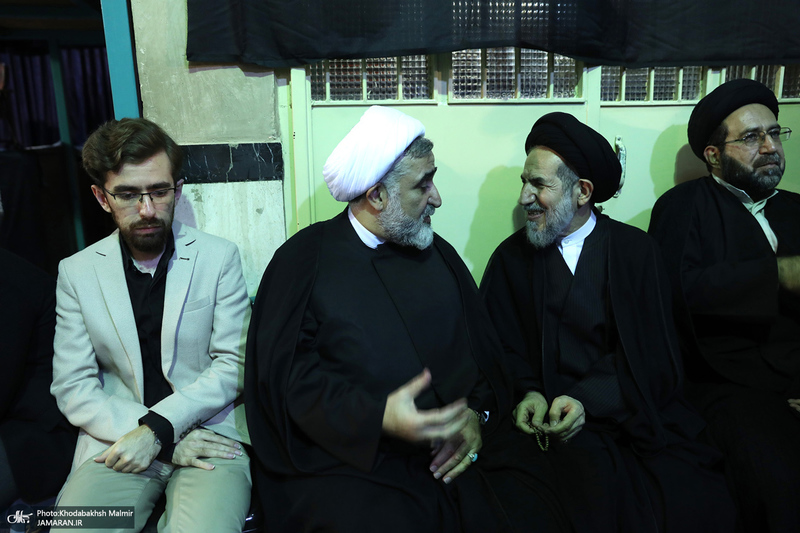 مراسم بزرگداشت همسر آیت الله موسوی بجنوردی (ره) در حسینیه شماره یک جماران-4