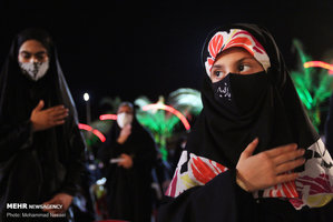 مراسم عزاداری شب چهارم محرم در بندرگز