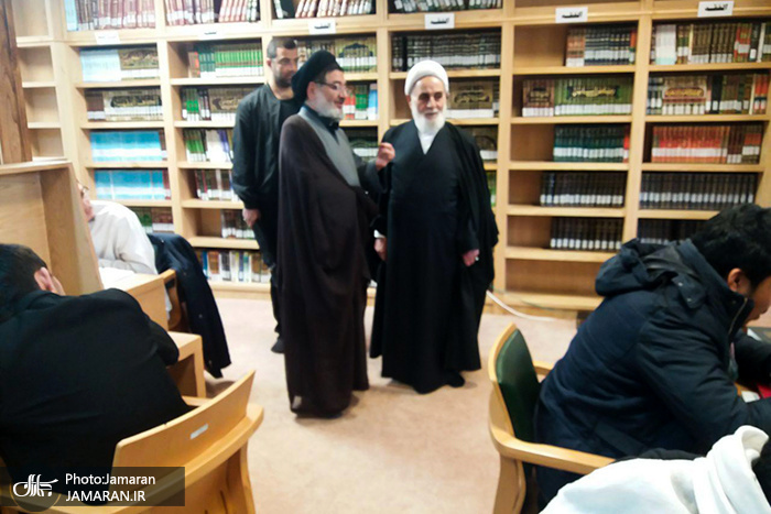 بازدید حجت الاسلام والمسلمین ناطق نوری از بیت امام خمینی(س) در نجف اشرف