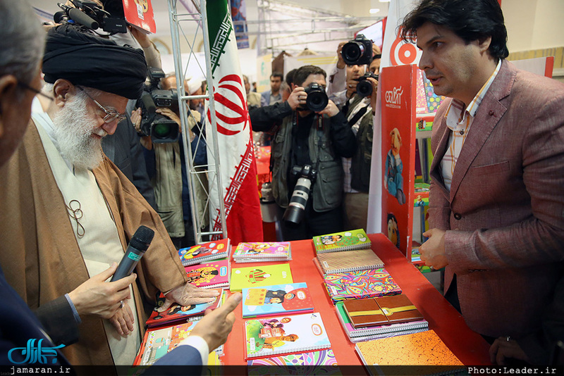 بازدید رهبر انقلاب از نمایشگاه کالای ایرانی