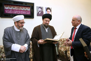 دیدارجمعی از علمای اهل سنت کشور سوریه با سید حسن خمینی