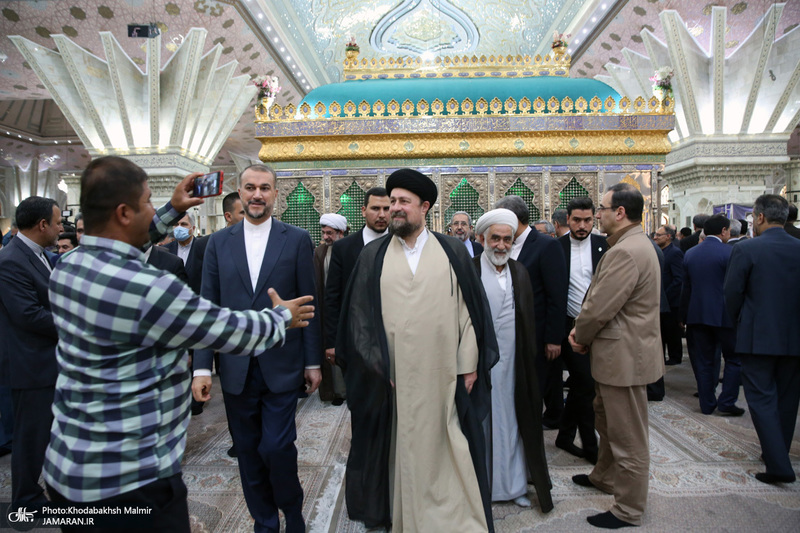 تجدید میثاق وزیر ، معاونان ومسئولان وزارت خارجه با آرمان های حضرت امام (س) 2