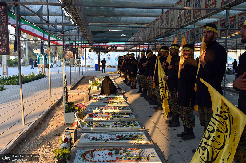 دسته عزاداری هیئت عاشقان ثارالله در حرم مطهر امام خمینی (س)