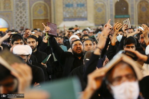 احیای شب بیست و یکم ماه مبارک رمضان در حرم مطهر حضرت معصومه (س)